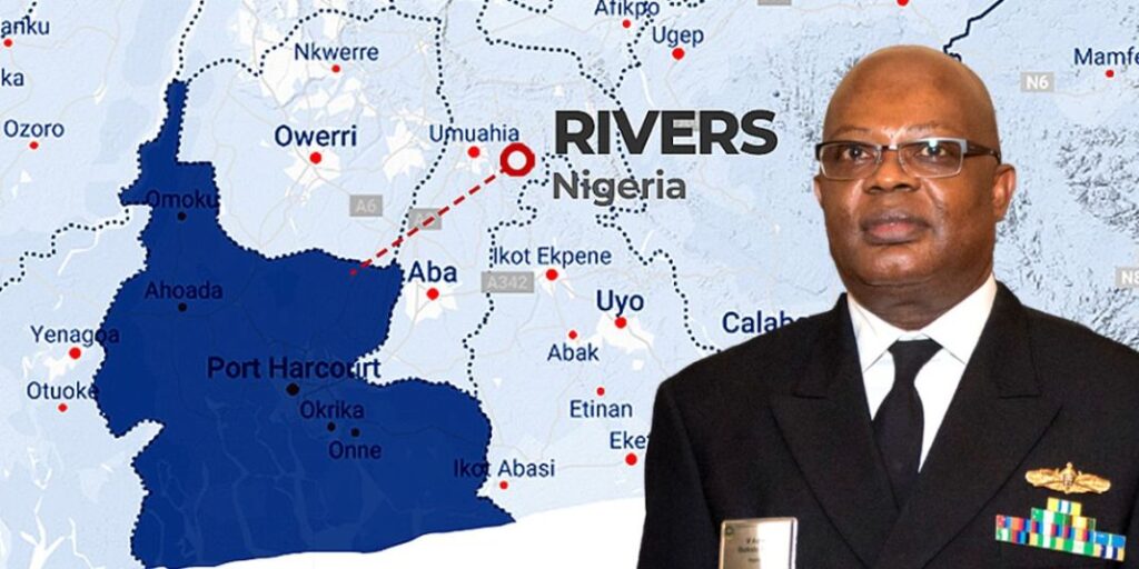 Who is Ibok-Ete Ibas and why did Tinubu appoint him as Rivers state sole military administrator? IMG 20250320 WA0001